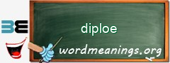 WordMeaning blackboard for diploe